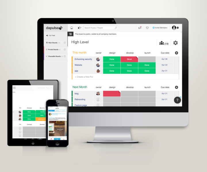 Инструмент для планирования и проект менеджмента — daPulse (monday.com)